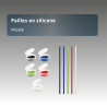 Paille silicone pliable