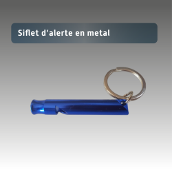 Sifflet d'alerte en métal - fin de stock