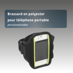 Brassard en polyester pour téléphone portable - personnalisable