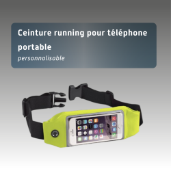 Ceinture running pour téléphone portable - personnalisable