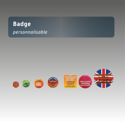 Badge personnalisable