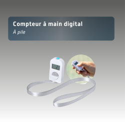 Compteur à main à pile