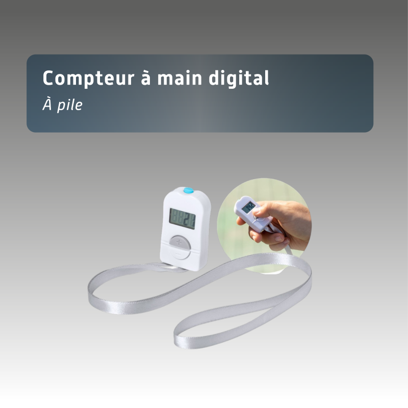 Compteur à main à pile