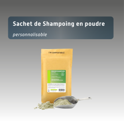 Shampoing en poudre personnalisable