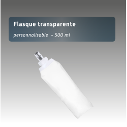 Flasque personnalisable 500ml écologique et réutilisable | Bidons
