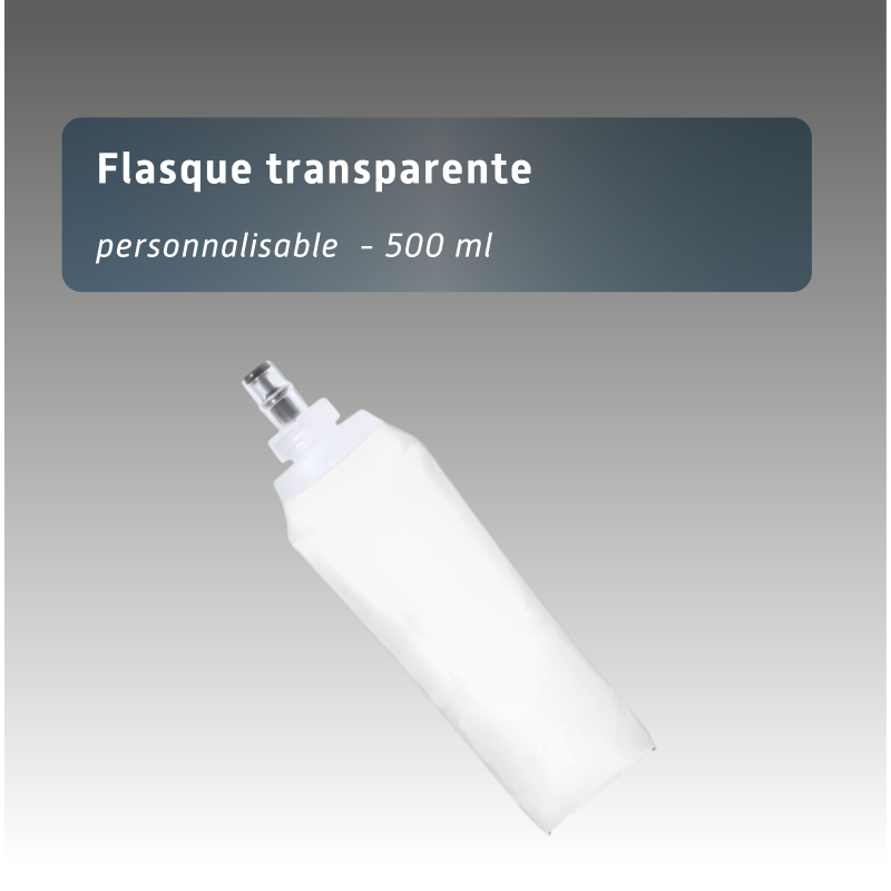 Flasque personnalisable 500ml écologique et réutilisable | Bidons