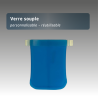 Verre souple ecologique reutilisable personnalisable
