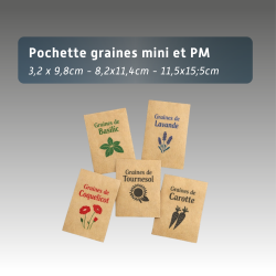 Pochette graines mini et PM