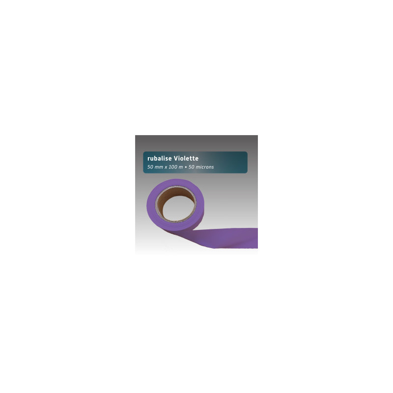 Rubalise Plastique Unie 50 mm x 100 m – Balisage & Signalisation Événements Sportifs