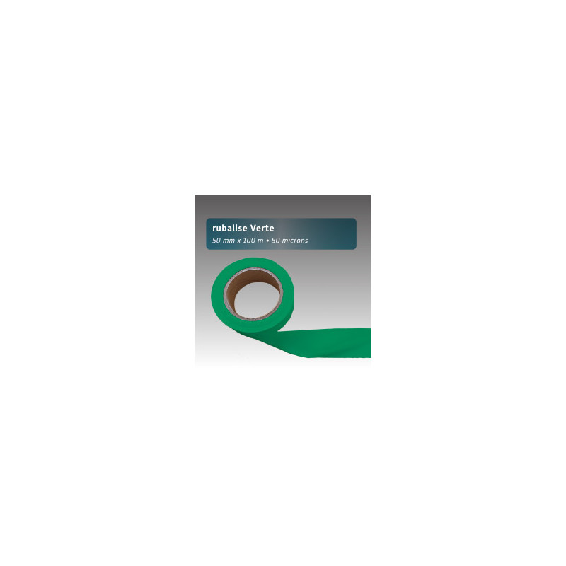 Rubalise Plastique Unie 50 mm x 100 m – Balisage & Signalisation Événements Sportifs