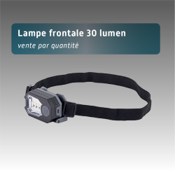 Lampe frontale 30 lumen