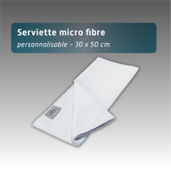 serviette micro fibre personnalisée pas cher pour le sport