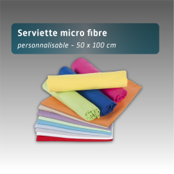 Serviette micro fibre haute qualité 50*100cm