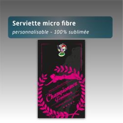 Serviette micro fibre haute sublimation