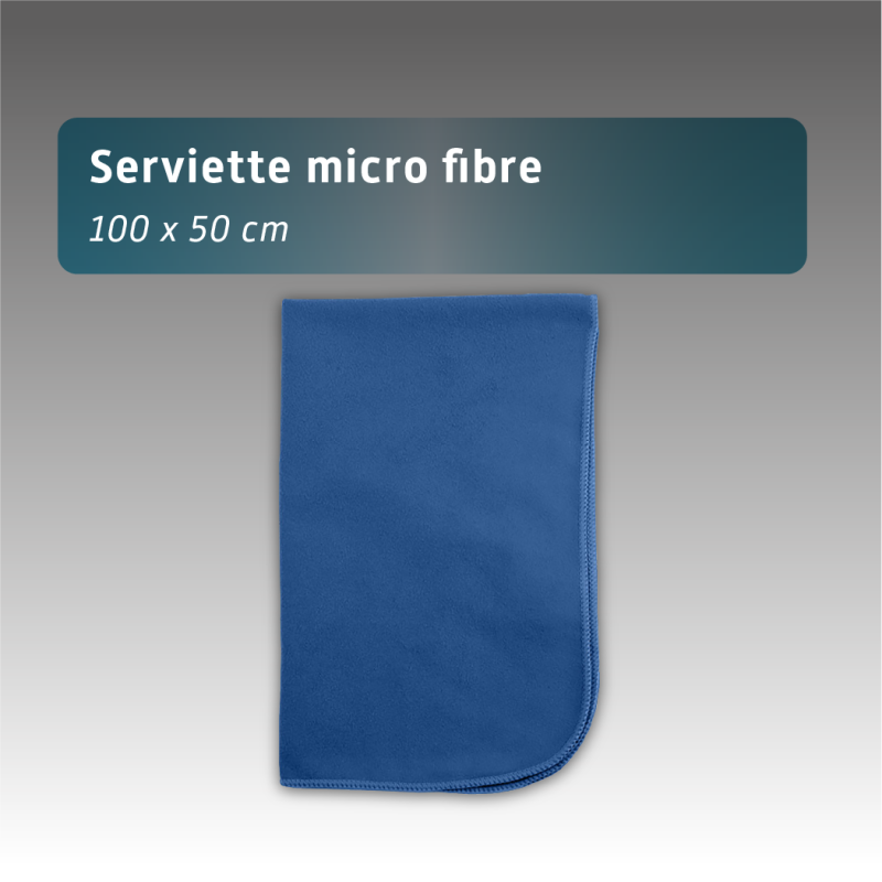 Serviette microfibre 100 x 50 cm