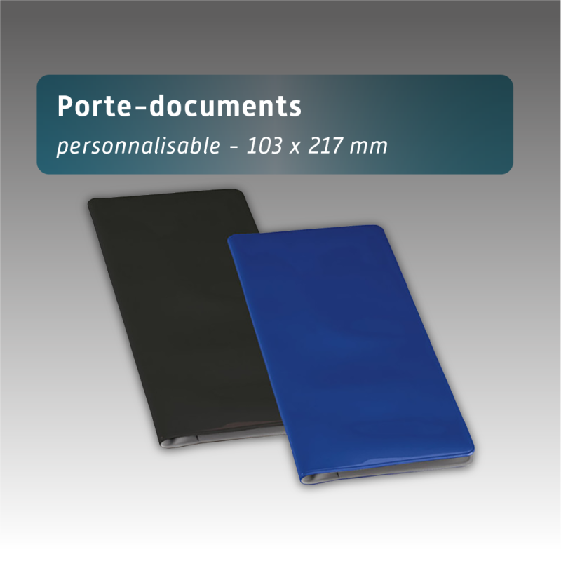 Porte-documents - 2 couleurs disponibles - personnalisable