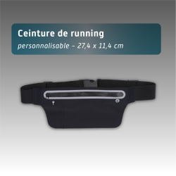 Ceinture de running personnalisable