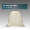 Sac à dos en coton - personnalisable