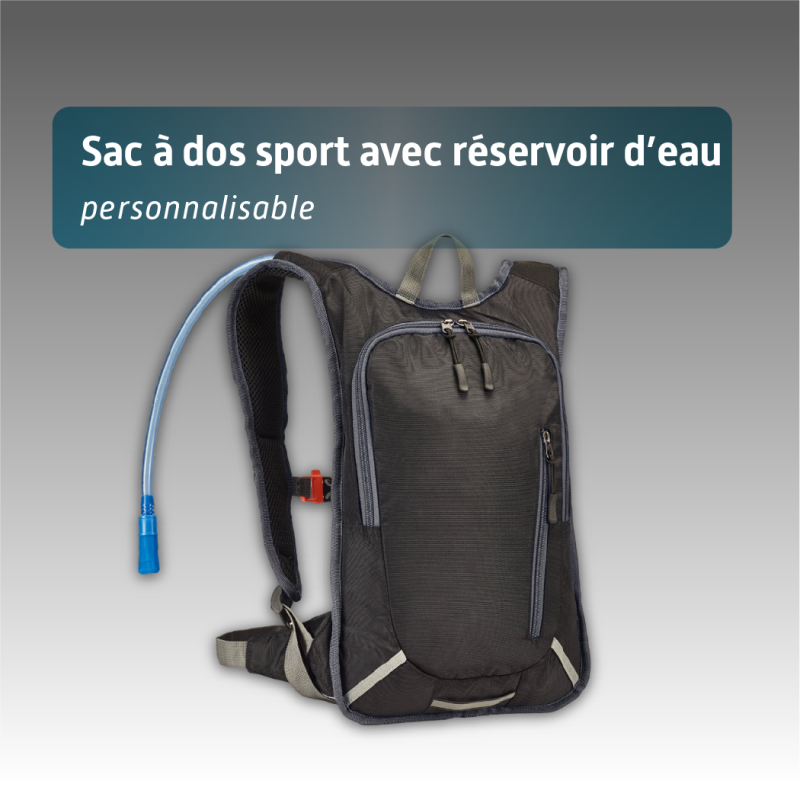 Sac à dos de sport avec réservoir d'eau