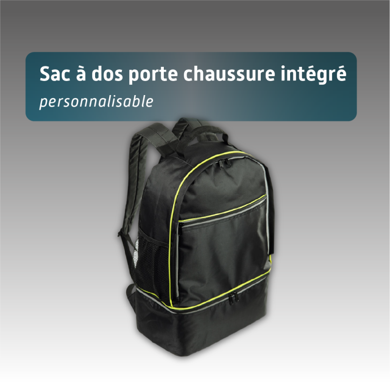 Sac à dos avec porte-chaussures - personnalisable