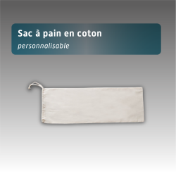 Sac à pain en coton - personnalisable