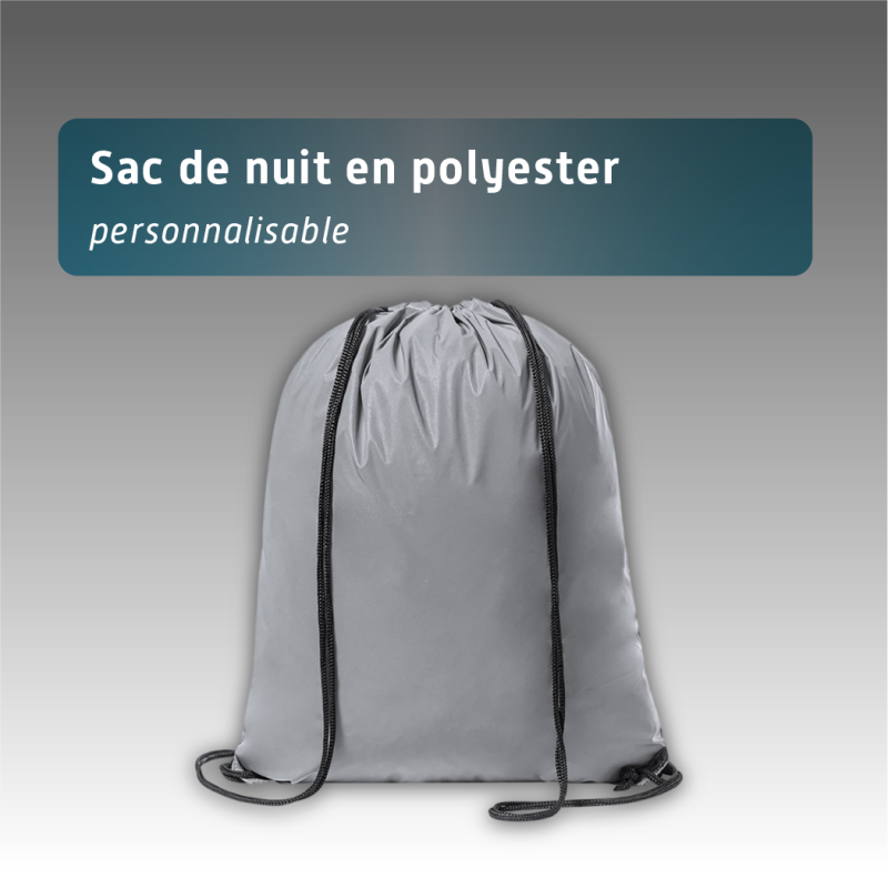 Sac de nuit en polyester - personnalisable