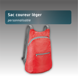 Sac coureur léger personnalisable