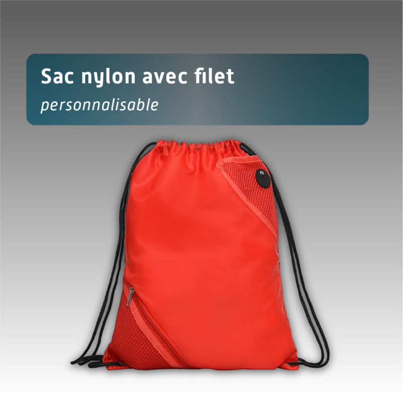 Sac nylon avec filet