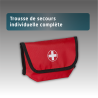Trousse de secours individuelle complète - Kit premiers secours portable