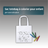 Sac totebag à colorier pour enfant - personnalisable