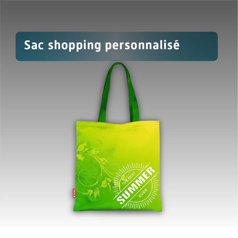 Sac shopping personnalisé