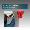 Pince porte-gobelet personnalisable -Support de gobelet en PP pour événements