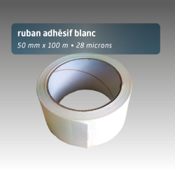 Ruban adhésif plastique 50x100 m | Disponible en 10 coloris