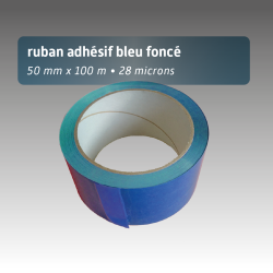 Ruban adhésif plastique 50x100 m | Disponible en 10 coloris