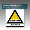 Panneau Vigipirate Vigilance – Aquilux 50 x 50 cm