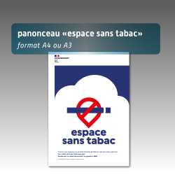 Espace sans tabac - Panneau Aquilux A4