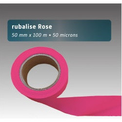 Rubalise Plastique Unie 50 mm x 100 m – Balisage & Signalisation Événements Sportifs