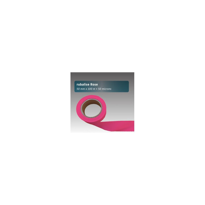 Rubalise Plastique Unie 50 mm x 100 m – Balisage & Signalisation Événements Sportifs