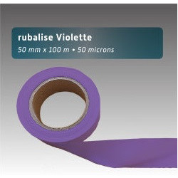 Rubalise Plastique Unie 50 mm x 100 m – Balisage & Signalisation Événements Sportifs