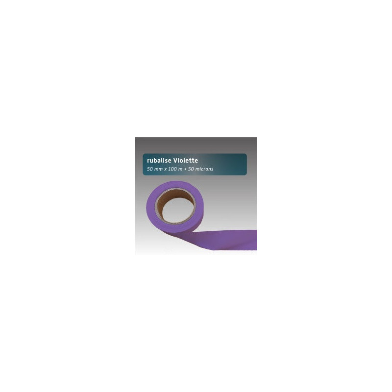 Rubalise Plastique Unie 50 mm x 100 m – Balisage & Signalisation Événements Sportifs