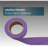 Rubalise Plastique Unie 50 mm x 100 m – Balisage & Signalisation Événements Sportifs
