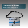 Ceinture porte-dossard réfléchissante jaune avec porte-gel