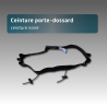 Ceinture porte-dossard jaune 2 cordons avec porte-gel