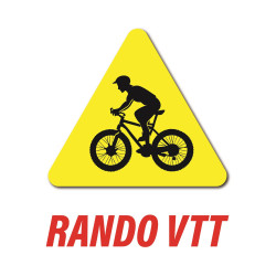 Panneau Rando VTT Aquilux 70 x 90 cm - Signalisation