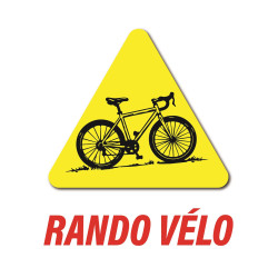 Panneau RANDO VÉLO Aquilux 70 × 90 cm