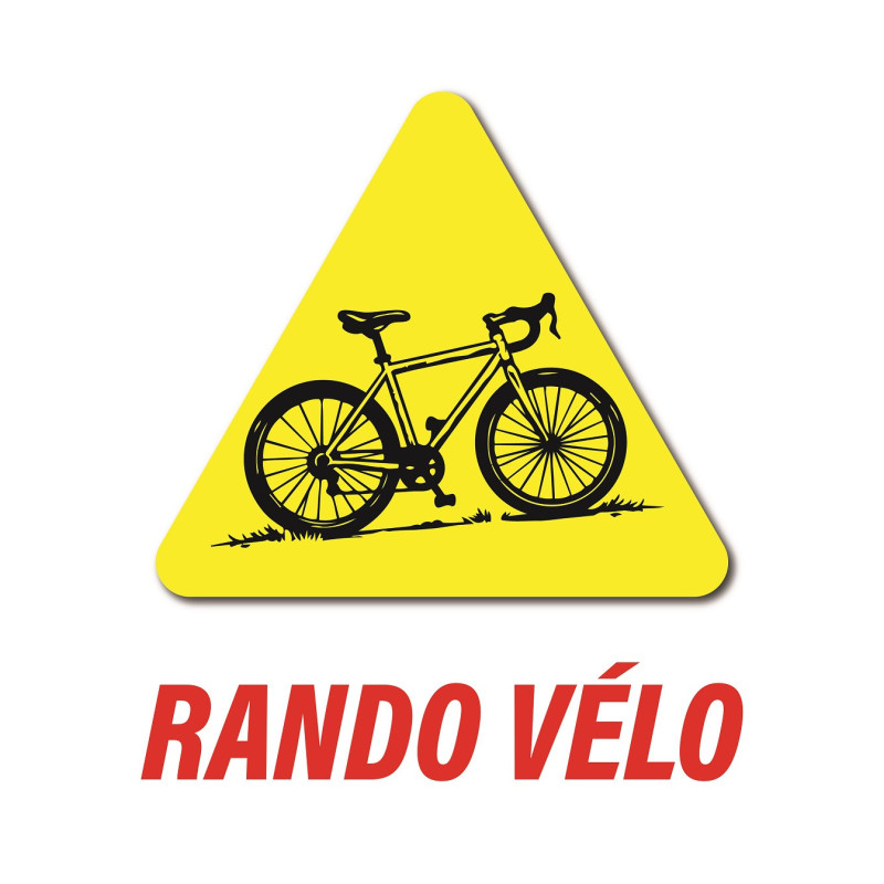 Panneau RANDO VÉLO Aquilux 70 × 90 cm