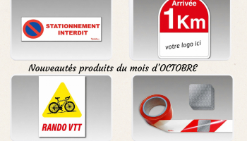 🆕 Nouveautés produits d’octobre : balisage et signalétique pour vos événements